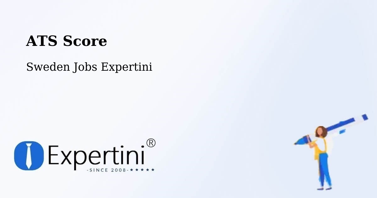 Resume ATS Score & Job Description Match Tool – Visby - Sweden Jobs Expertini