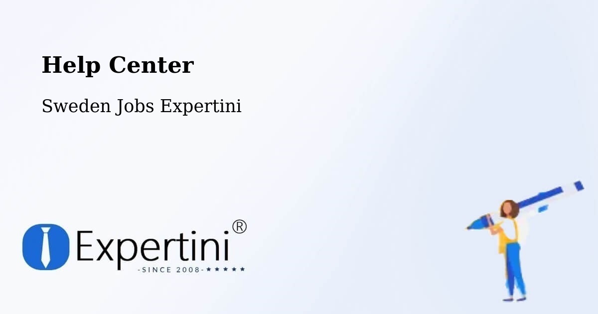 Help Center – Visby - Sweden Jobs Expertini