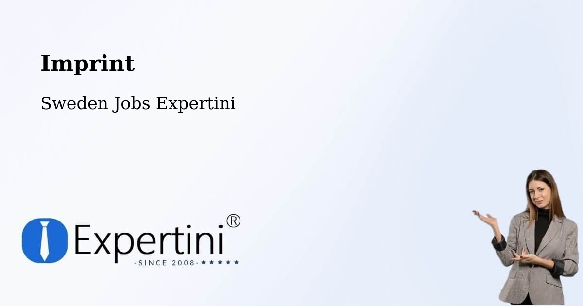 Imprint – Visby - Sweden Jobs Expertini