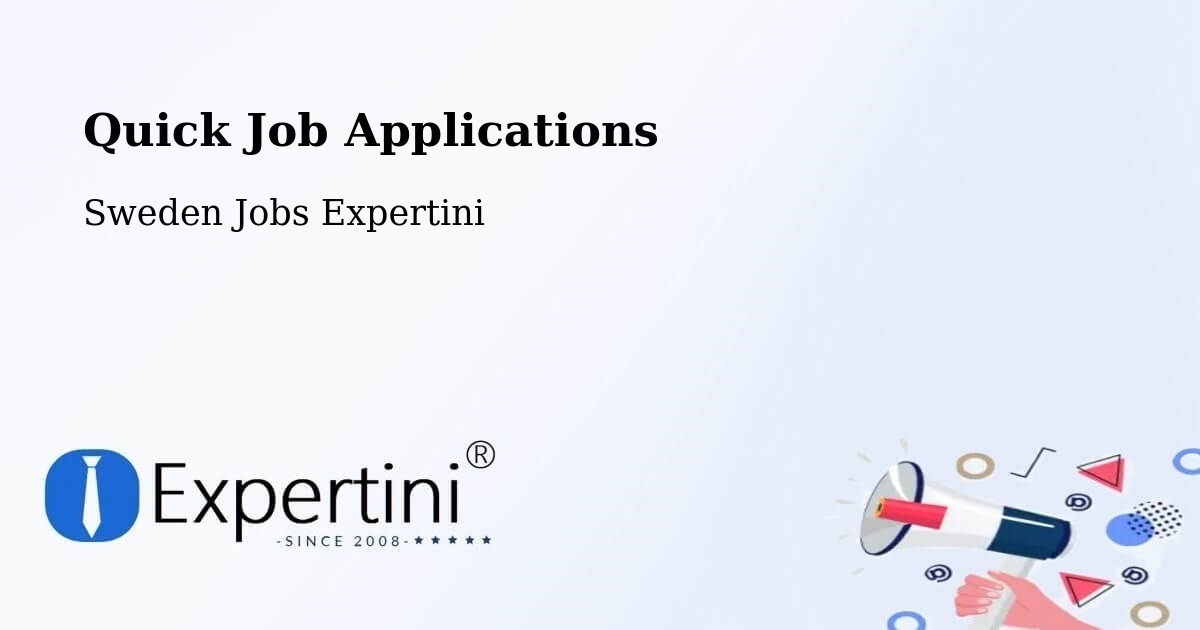 Quick Apply Feature – Visby - Sweden Jobs Expertini